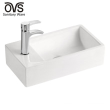 rectangular modern design fashionable ceramic basin